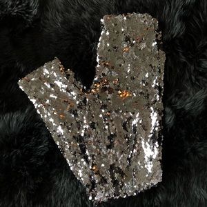 Cropped Sequin Pants